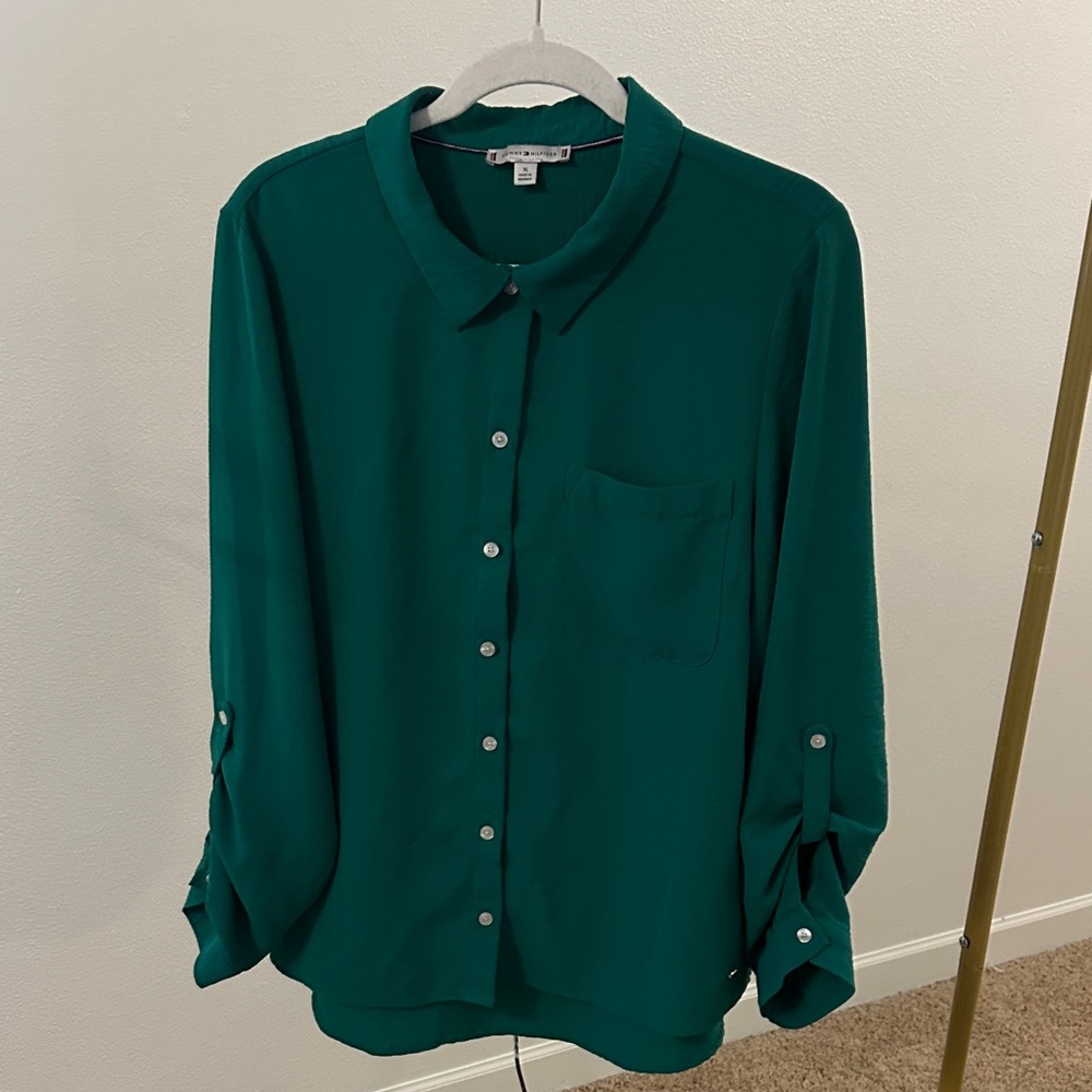 Tommy Hilfiger Green Blouse